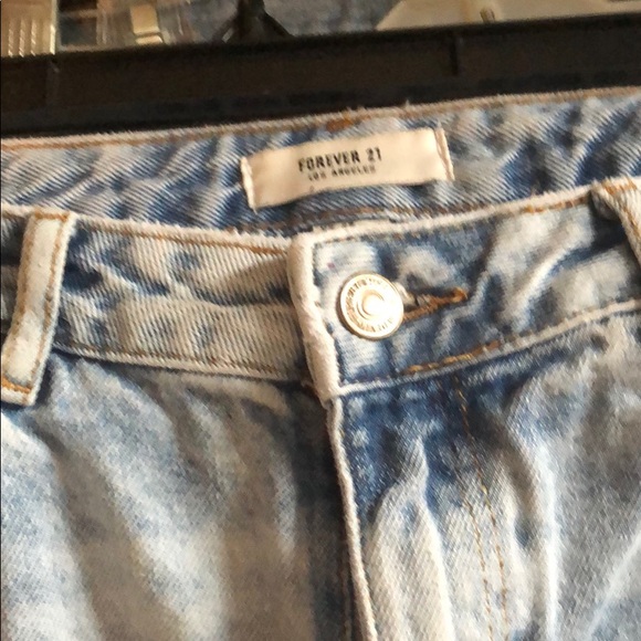 forever 21 acid wash mom jeans - Picture 2 of 3